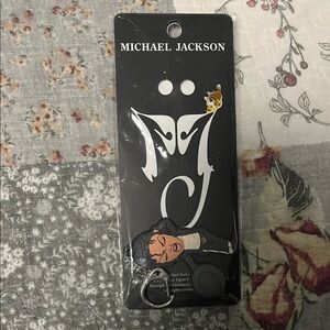 Michael Jackson Keychain with Cartoon Design